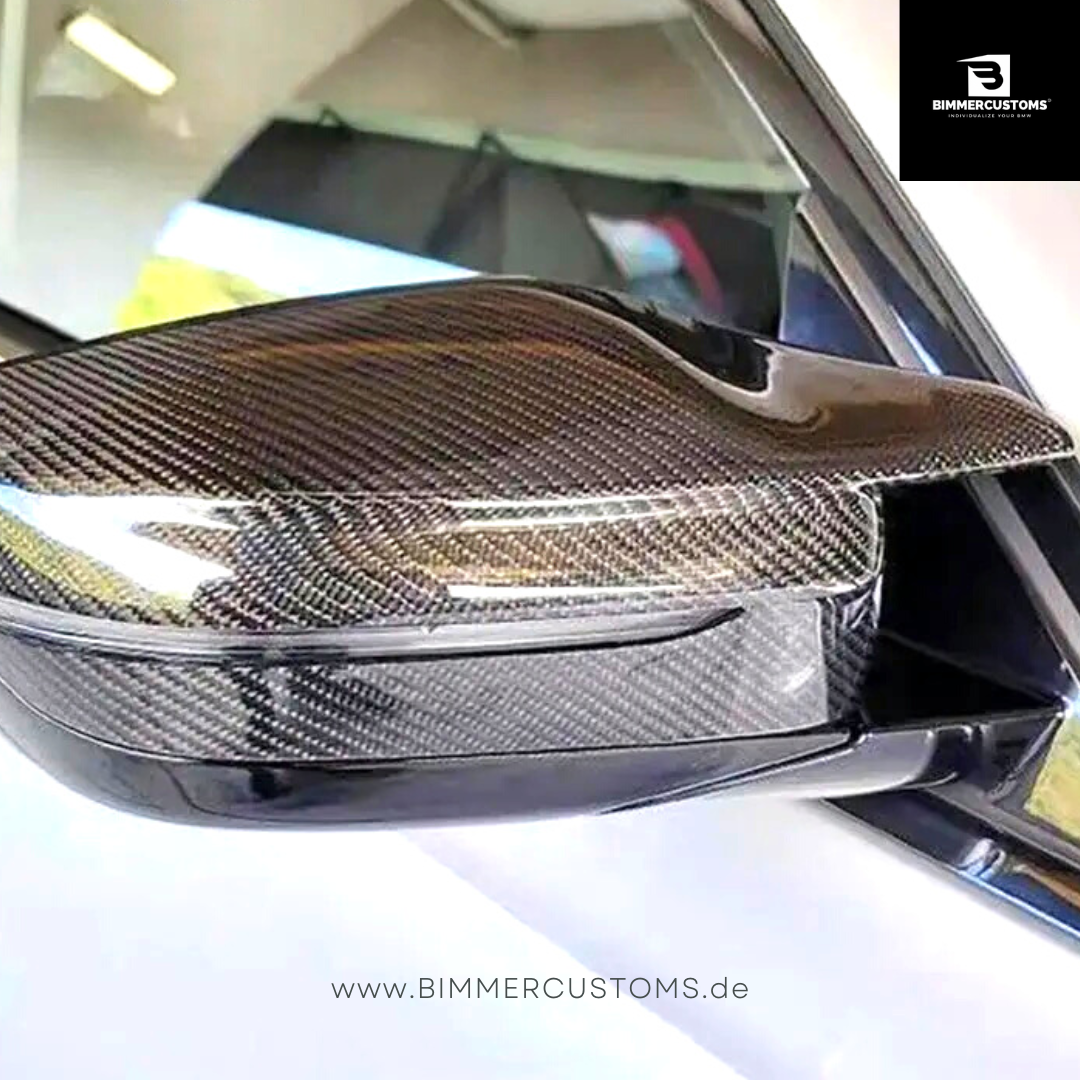 Set Spiegelkappen Original Carbon hochglanz passt für BMW 3er G20 G21 auch  Performance M3