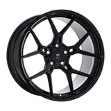 YIDO PERFORMANCE FELGEN FORGED+R RS.1 GLANZ SCHWARZ FÜR BMW M3 M4 F80 F82 F83 G87 G80 G81