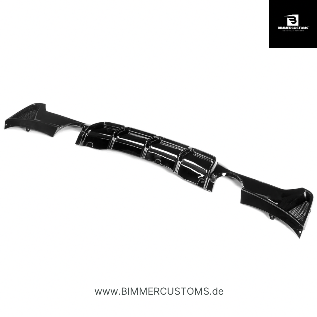 BIMMERCUSTOMS PERFORMANCE DIFFUSOR BLACK FÜR BMW 4er F32 F33 F36