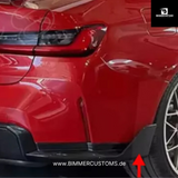 BIMMERCUSTOMS DIFFUSOR FLAPS BLACK PASSEND FÜR BMW M3 M4 G80 G82 G83