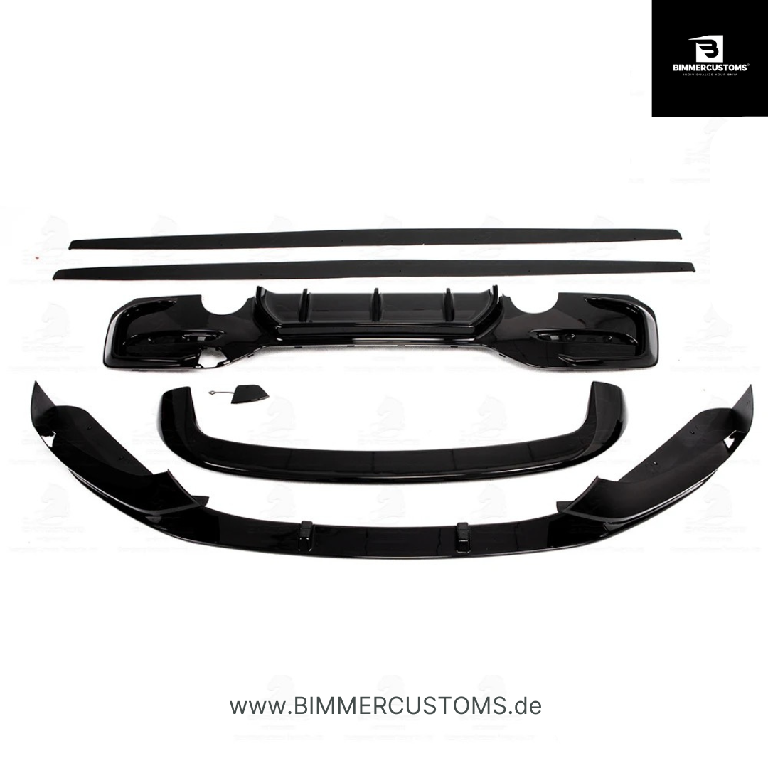 BIMMERCUSTOMS SET BODYKIT BLACK FÜR BMW 1er F20 114 116 118 120 M140i