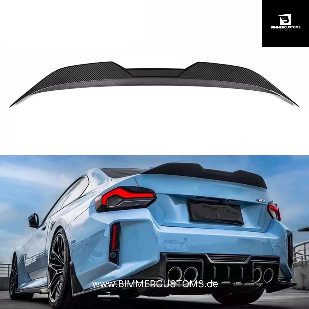 BIMMERCUSTOMS HECKSPOILER SPOILER LIPPE PERFORMANCE VOLLCARBON PASSEND FÜR BMW 2ER G42 + M240I + G87 M2