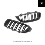 BIMMERCUSTOMS CARBON DOPPELSTEG FRONTGRILL PASSEND FÜR BMW 4er F32 F33 F36 M4 F82 F83