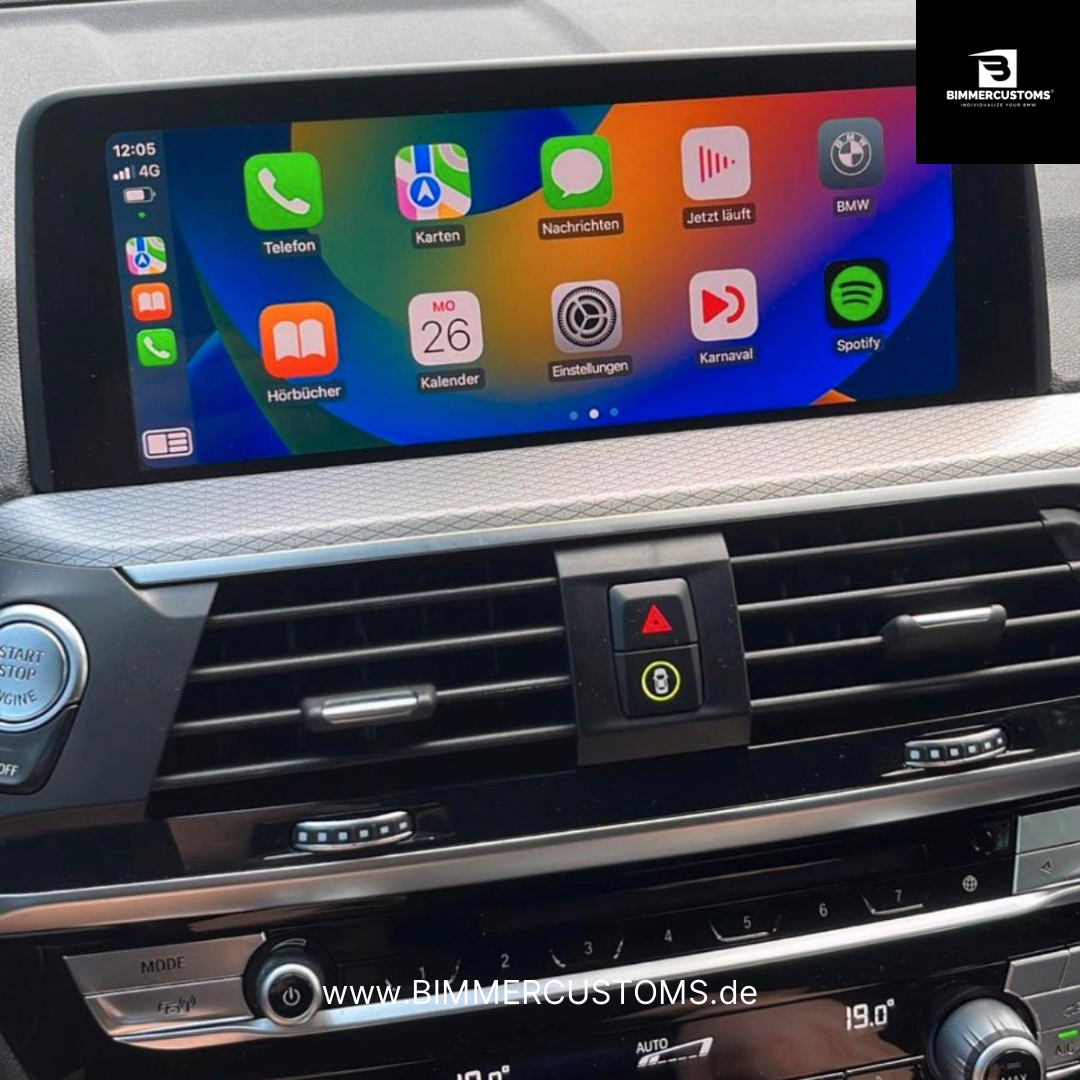 APPLE CARPLAY FREISCHALTUNG NACHRÜSTUNG FÜR BMW F REIHE F20 F21 F30 F31 F32 F33 F36 F87 F80 F82 F83 F90 M2 M35 M4 M