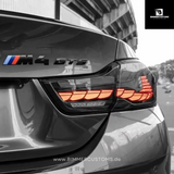 OLED GTS STYLE RÜCKLEUCHTEN PASSEND FÜR BMW 4er F32, F33, F36, F82 M4 Plug&Play red