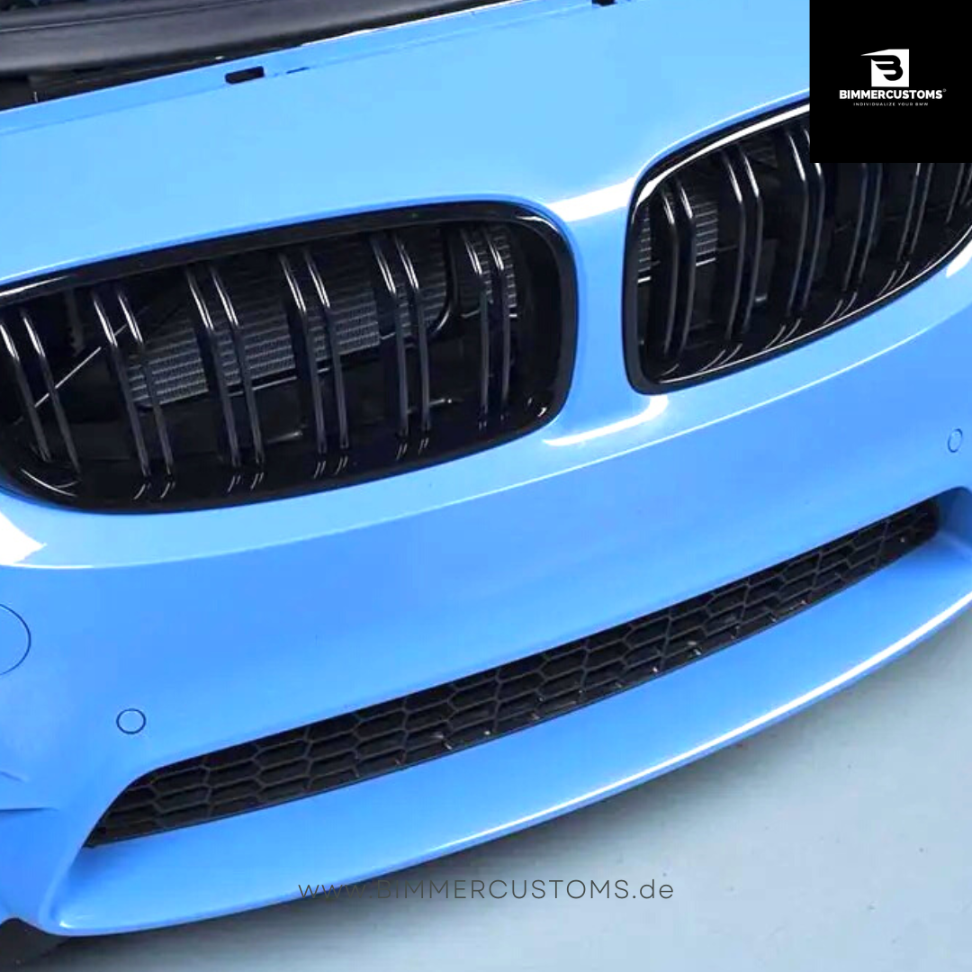 BIMMERCUSTOMS NIEREN BLACK LINE DOPPELSTEG FRONTGRILL PASSEND FÜR BMW 4er F32 F33 F36 M4 F82 F83