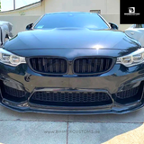 BIMMERCUSTOMS CARBON FRONTSPOILER LIPPE V STYLE PASSEND FÜR BMW M3 M4 F80 F82 F83