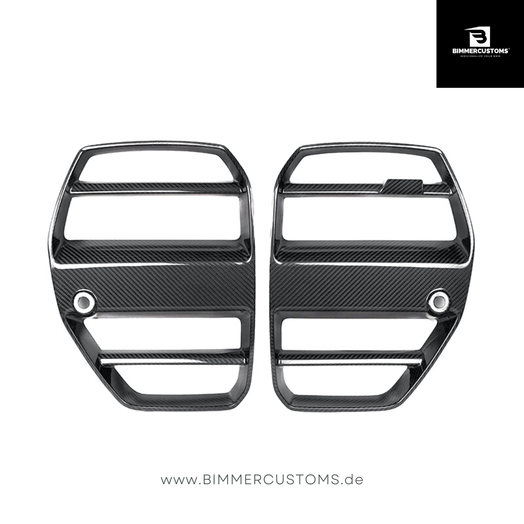 BIMMERCUSTOMS CARBON NIEREN ST STYLE FRONTGRILL PASSEND FÜR BMW M3 M4 G80 G82 G83