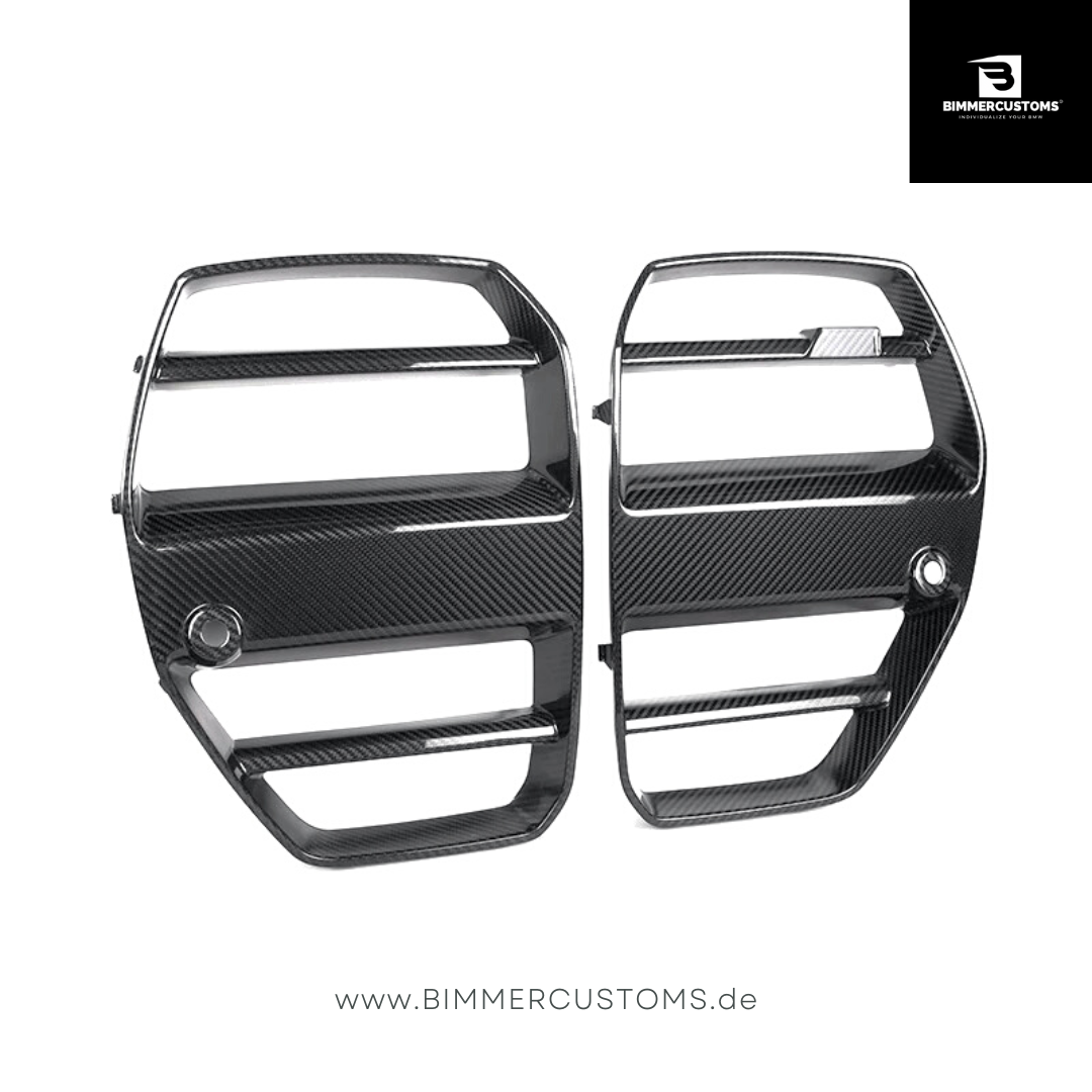 BIMMERCUSTOMS CARBON NIEREN ST STYLE FRONTGRILL PASSEND FÜR BMW M3 M4 G80 G82 G83